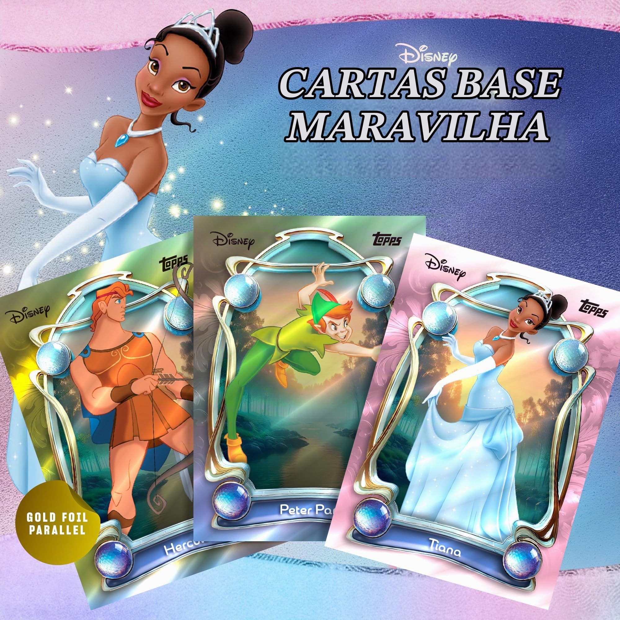 topps シンデレラ　ディズニー　ワンダー　2025 2025 Topps Disney Wonder - Factory Sealed - Value Box | Amazon.com.br